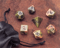 Crystal Caste: 16mm 7pc. Dice Set - Unikite