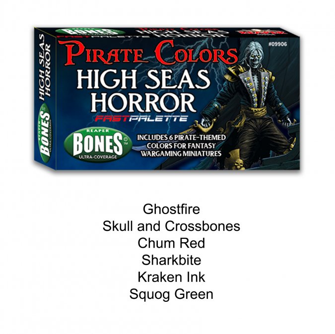 Reaper Fast Palette: Pirate Colors - Pirate Colors High Seas Horror