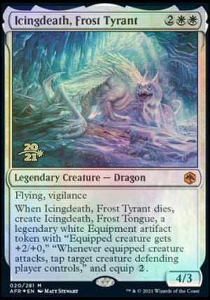 Icingdeath, Frost Tyrant [Dungeons & Dragons: Adventures in the Forgotten Realms Prerelease Promos]