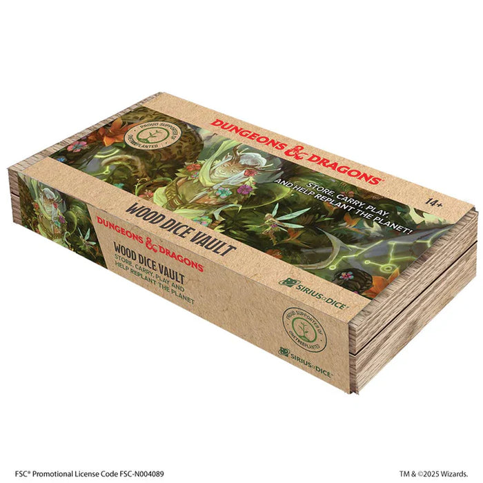 Dungeons & Dragons: Wood Dice Vault