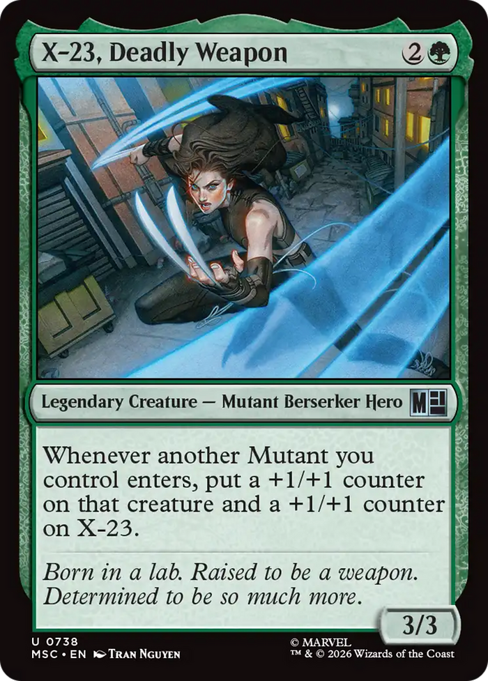 X-23, Deadly Weapon [Marvel Super Heroes Commander] – Little Wars