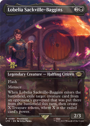 Lobelia Sackville-Baggins (399) [The Lord of the Rings: Tales of Middle-Earth Prerelease Promos]