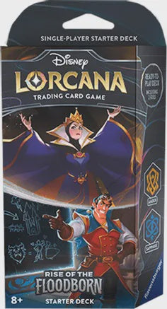 Disney Lorcana TCG: Rise of the Floodborn Amber & Sapphire Starter Deck