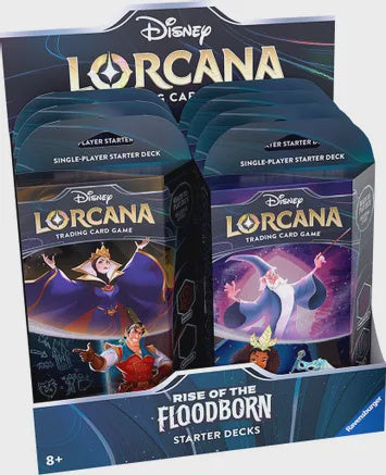 Disney Lorcana TCG: Rise of the Floodborn Starter Deck Display