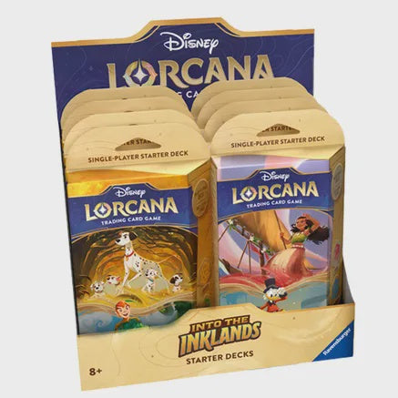 Disney Lorcana: Into the Inklands Starter Deck Display