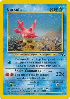 Corsola (37/75) [Neo Discovery Unlimited]