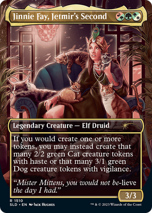 Jinnie Fay, Jetmir's Second // Jinnie Fay, Jetmir's Second [Secret Lair Commander Deck: Raining Cats and Dogs]