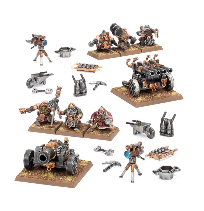 Warhammer The Old World: Dwarfen Mountain Holds - Dwarf Cannon & Organ Gun