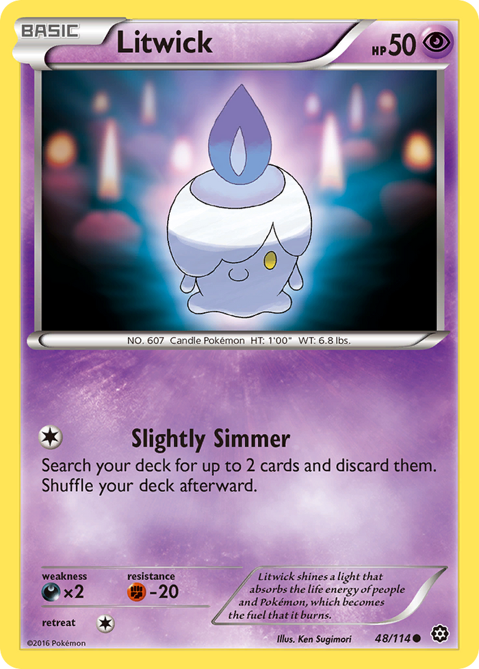 Litwick (48/114) [XY: Steam Siege]