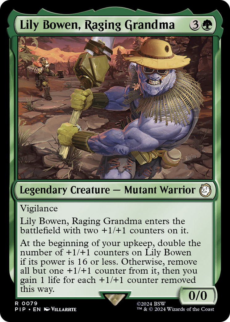 Lily Bowen, Raging Grandma [Fallout] – Little Wars