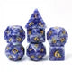 FBG Stone Dice: Blue Dot - Engraved with Gold