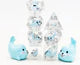 FBG Resin Dice Set: Blue Seal