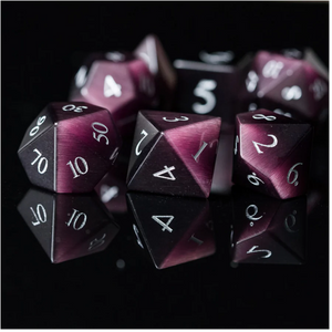 FBG Stone Dice: Cat's Eye Dice Sets