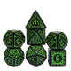 FBG Resin Dice Sets: Cryptic Knots