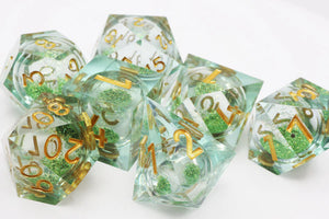 FBG: Sharp Edge Liquid Core Dice Sets
