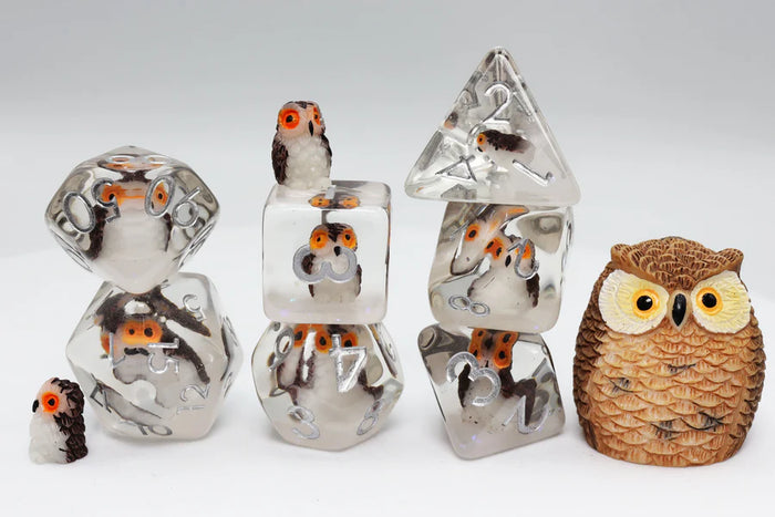 FBG Resin Dice: Wise Owl