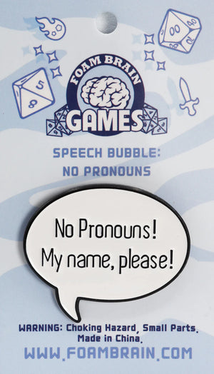 FBG: Speech Bubble Pins