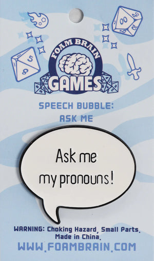 FBG: Speech Bubble Pins
