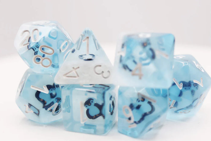 FBG Resin Dice Set: Frozen Penguin