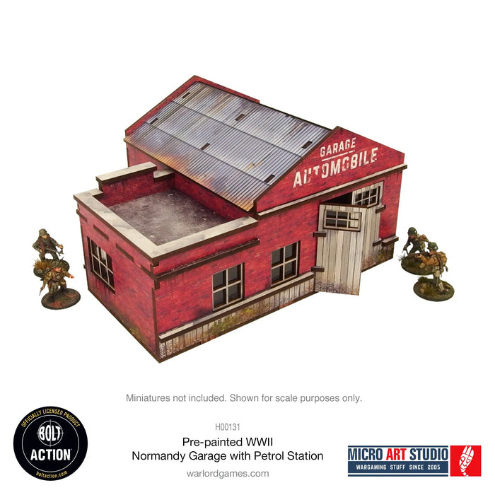 Bolt Action: World War II Wargame - Normandy Garage with Petrol Station