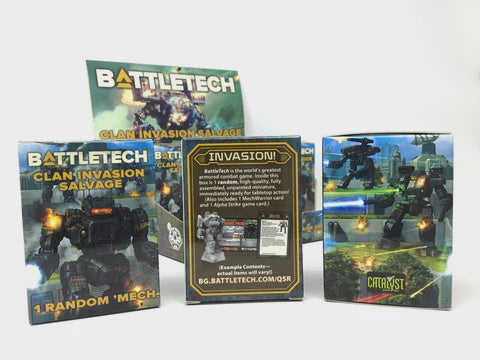 Battle Tech: Clan Invasion Salvage Blind Box