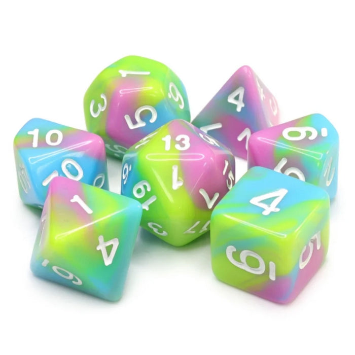 FBG Resin: Pastel Punk Dice Set