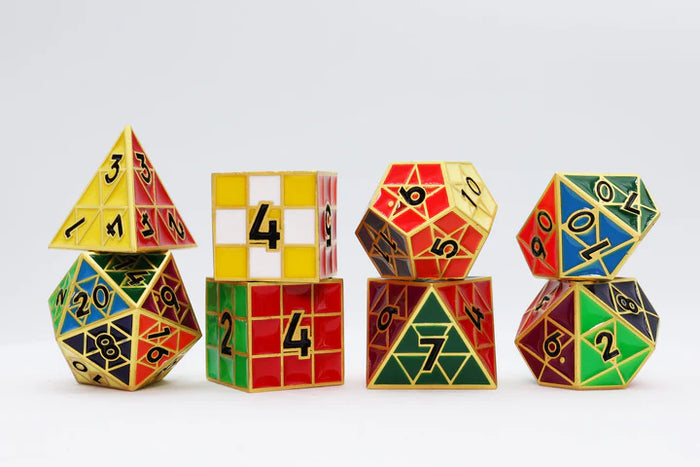 FBG Metal: Puzzle Cube Dice Sets