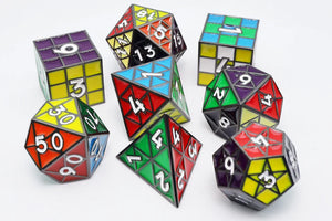 FBG Metal: Puzzle Cube Dice Sets