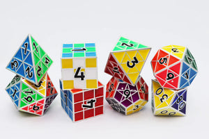 FBG Metal: Puzzle Cube Dice Sets