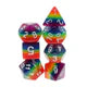 FBG Resin: Rainbow Dice Set