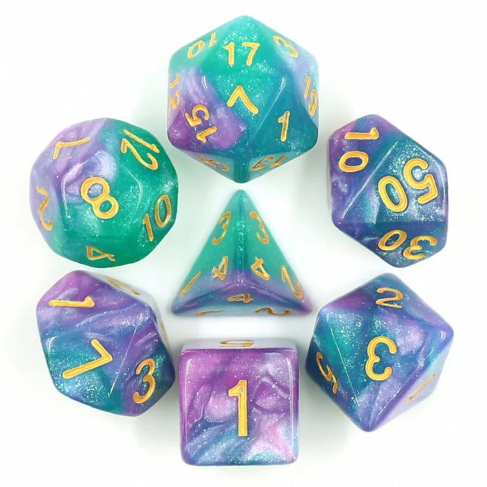 FBG Resin Dice Set: Byzantium