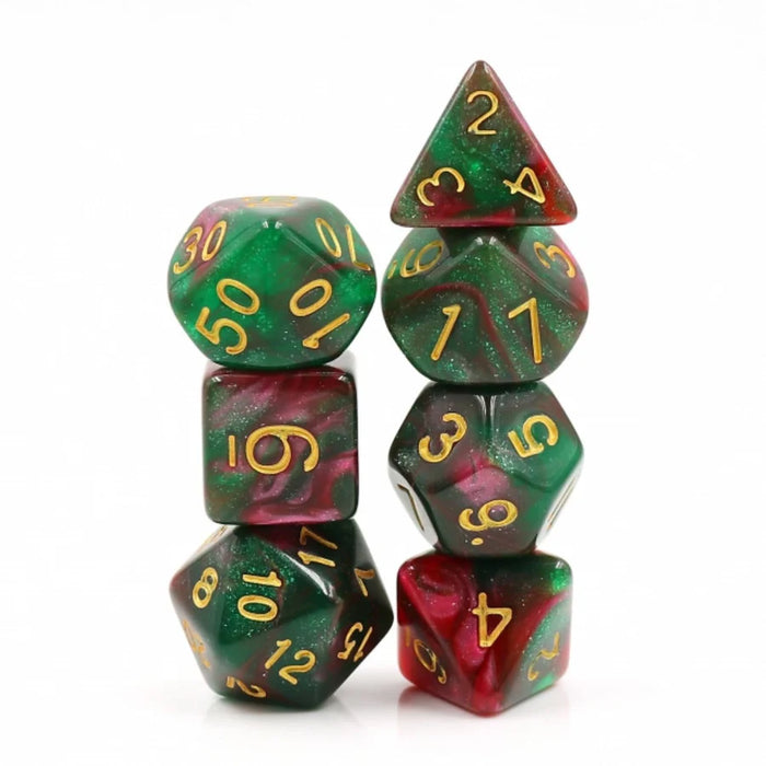 FBG Resin: Rose Way Dice Set