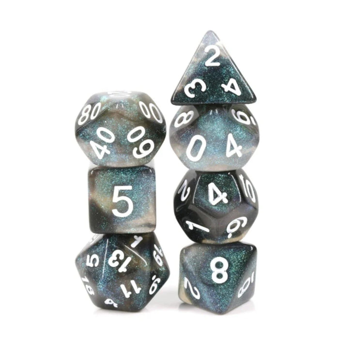 FBG Resin Dice Set: Everclear Aurora