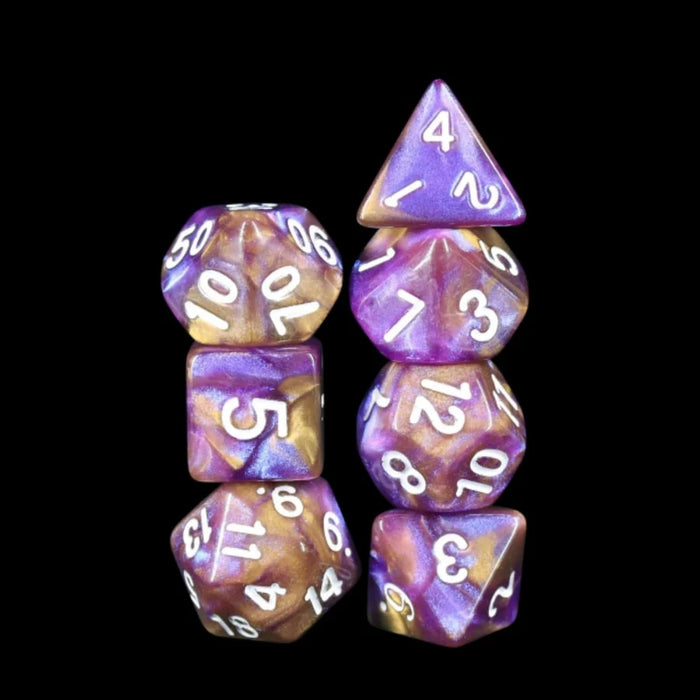 FBG Resin Dice Set: Puce