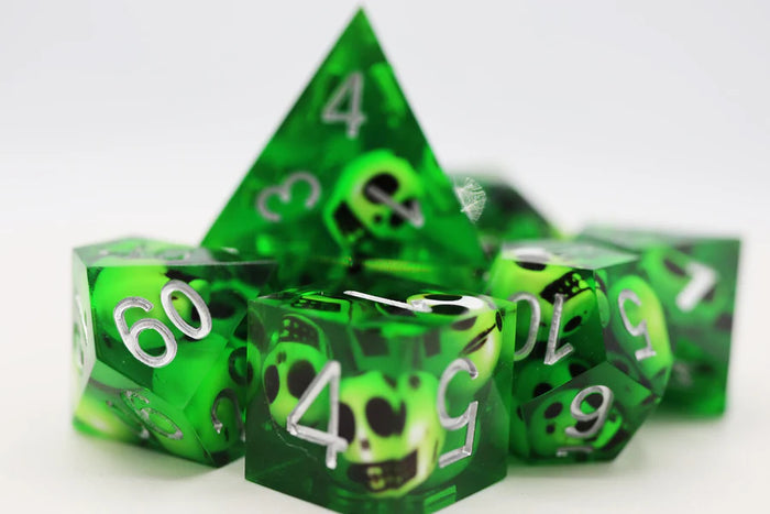 FBG - Sharp Edge Resin Set - Green Skulls