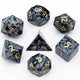 FBG Stone Dice: Snowflake - Engraved with Gold
