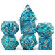 FBG Stone Dice: Textured Turquoise