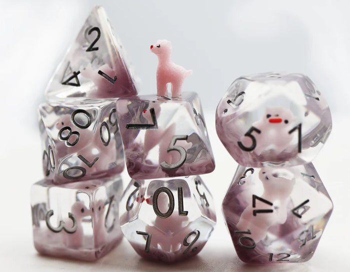 FBG Resin Dice Set: Pink Alpaca