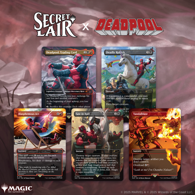 MTG Secret Lair: Marvel Non-Foil Display