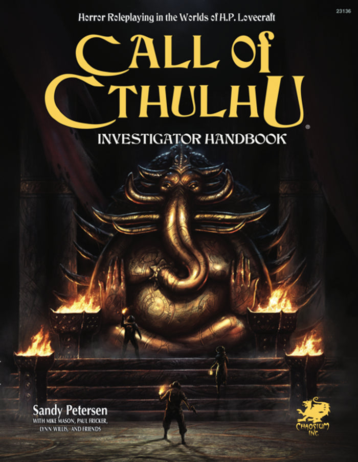 Call of Cthulhu Investigator Rulebook - Hardcover