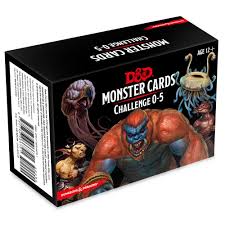 D&D Monster Cards - Challenge 0-5