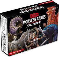 D&D Monster Cards - Challenge 6-16