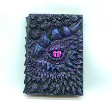 3D Resin Dragon Journal - Purple