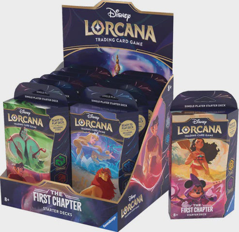 Disney Lorcana: The First Chapter Starter Deck Carton (12) - The First Chapter