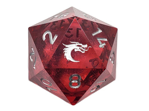 Old School Dice: Sharp Edge 35mm Dice - Liquid Infused