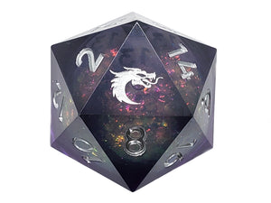 Old School Dice: Sharp Edge 35mm Dice - Liquid Infused
