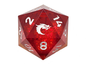Old School Dice: Sharp Edge 35mm Dice - Liquid Infused