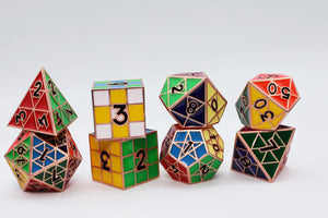 FBG Metal: Puzzle Cube Dice Sets